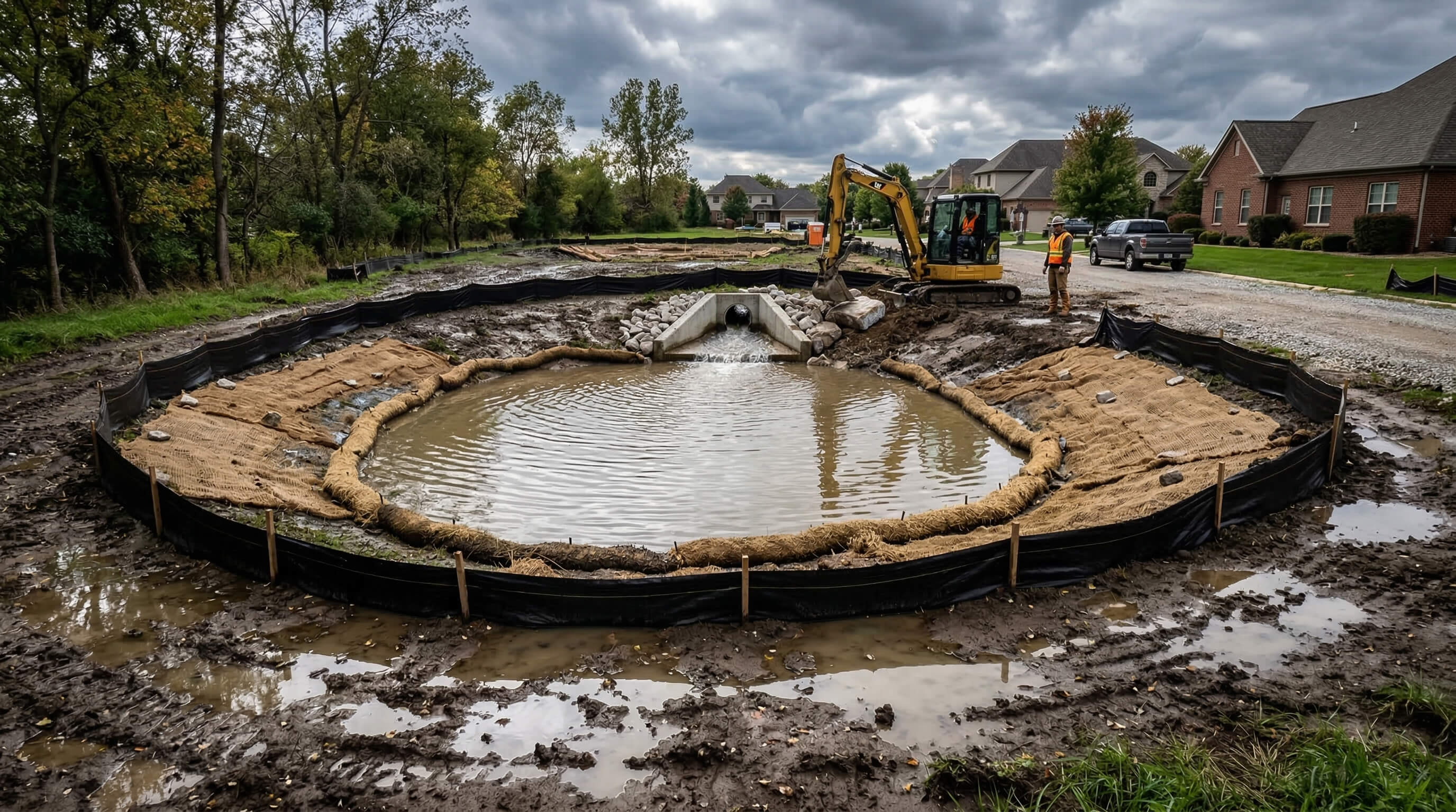 Retention Pond Maintenance & Cleaning